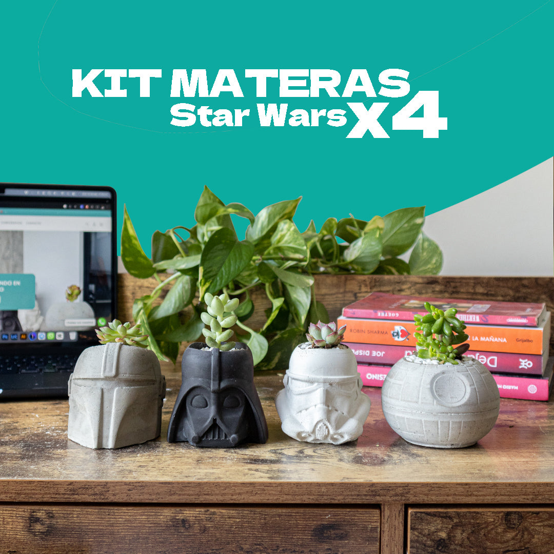 KIT MATERAS STAR WARS X 4
