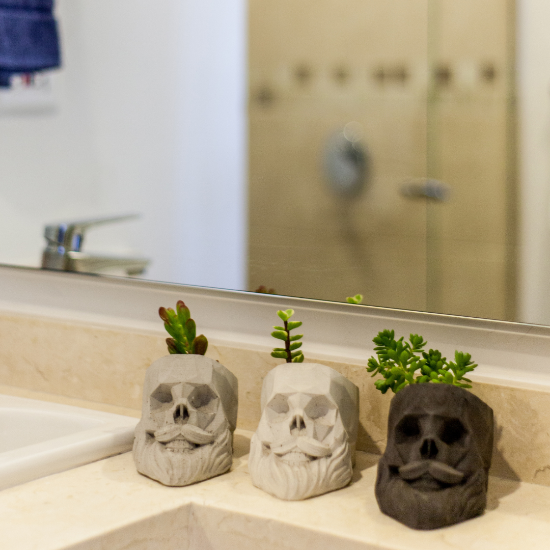 Matera calavera barba
